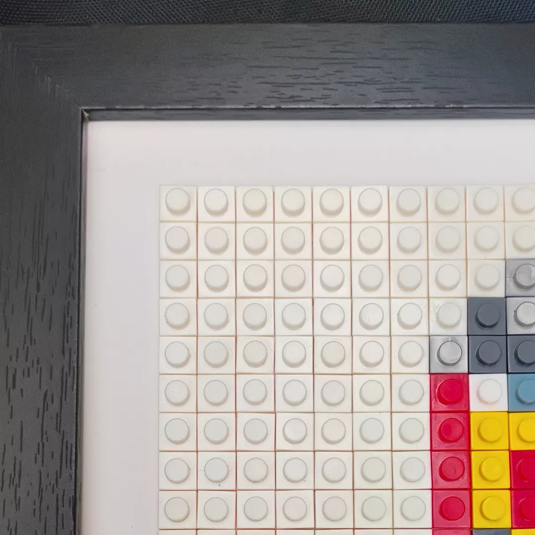 Cuadro Pixel Art - tarro de Jurel | diseño armado | 1024 piezas