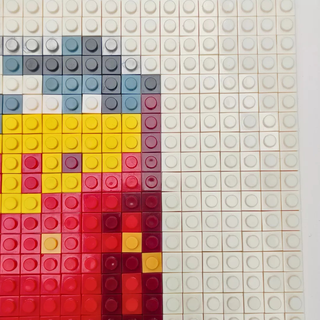 Cuadro Pixel Art - tarro de Jurel | diseño armado | 1024 piezas