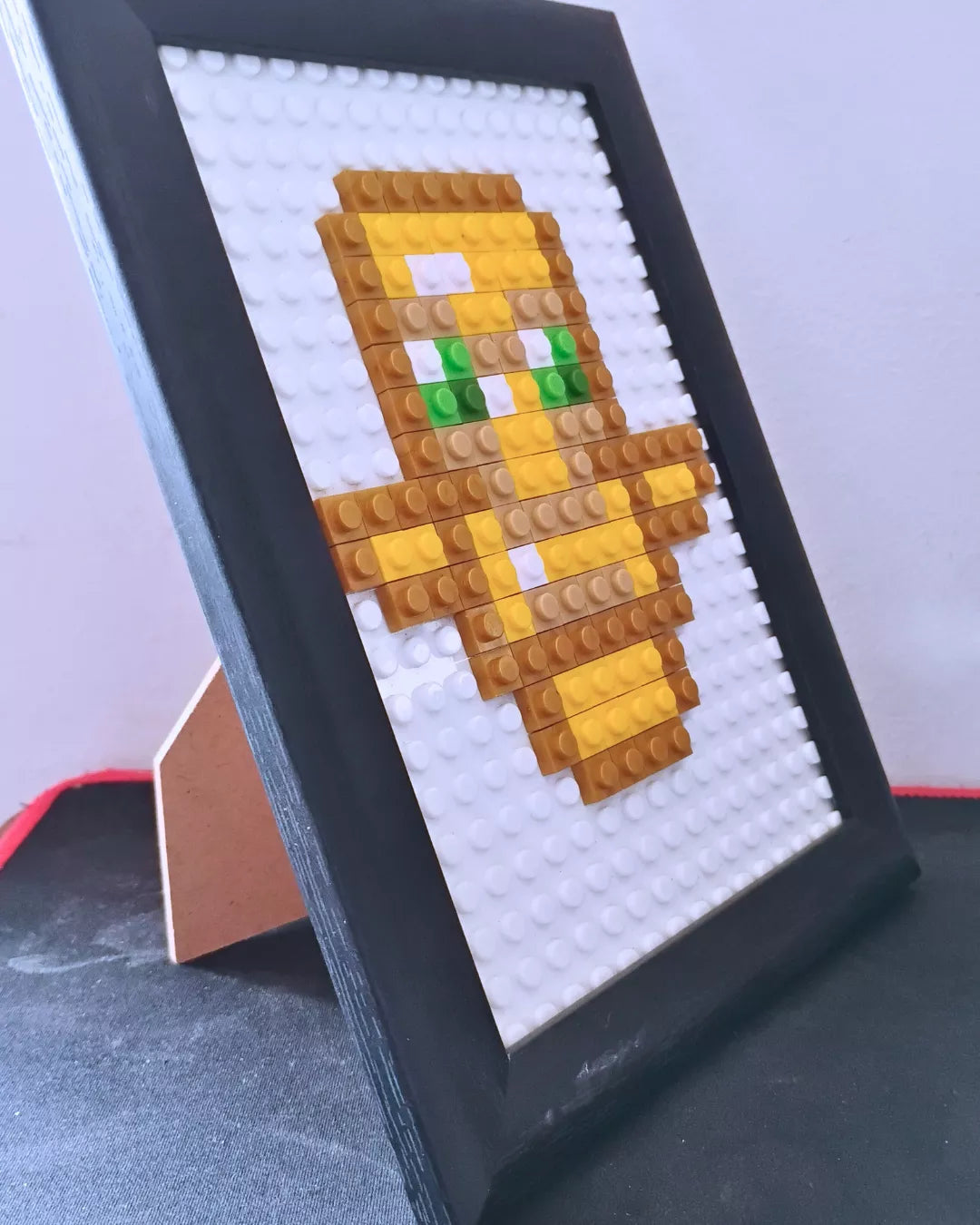 Cuadro Pixel Art - Tótem de Minecraft (126 Piezas)