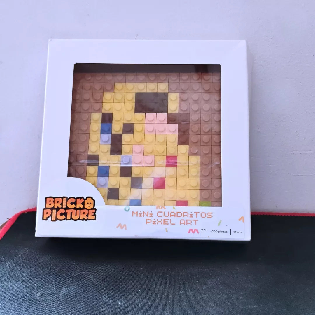 Cuadro Obras de arte - diseños pixel art Para Armar - 13cm | 200 piezas