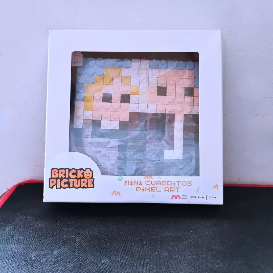 Cuadro Obras de arte - diseños pixel art Para Armar - 13cm | 200 piezas