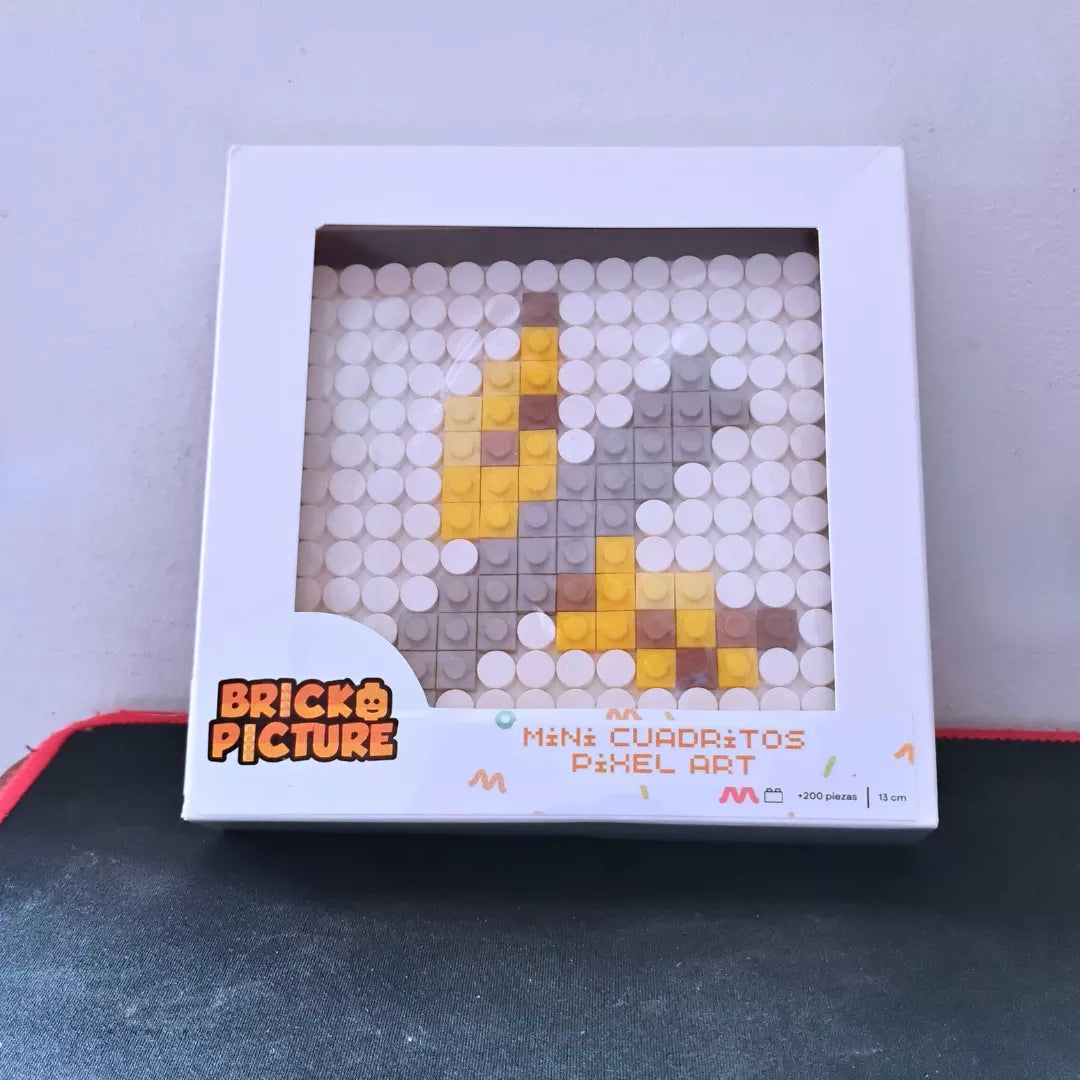 Cuadro Obras de arte - diseños pixel art Para Armar - 13cm | 200 piezas