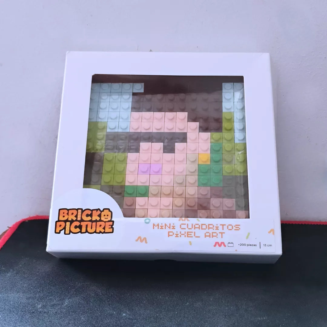 Cuadro Obras de arte - diseños pixel art Para Armar - 13cm | 200 piezas