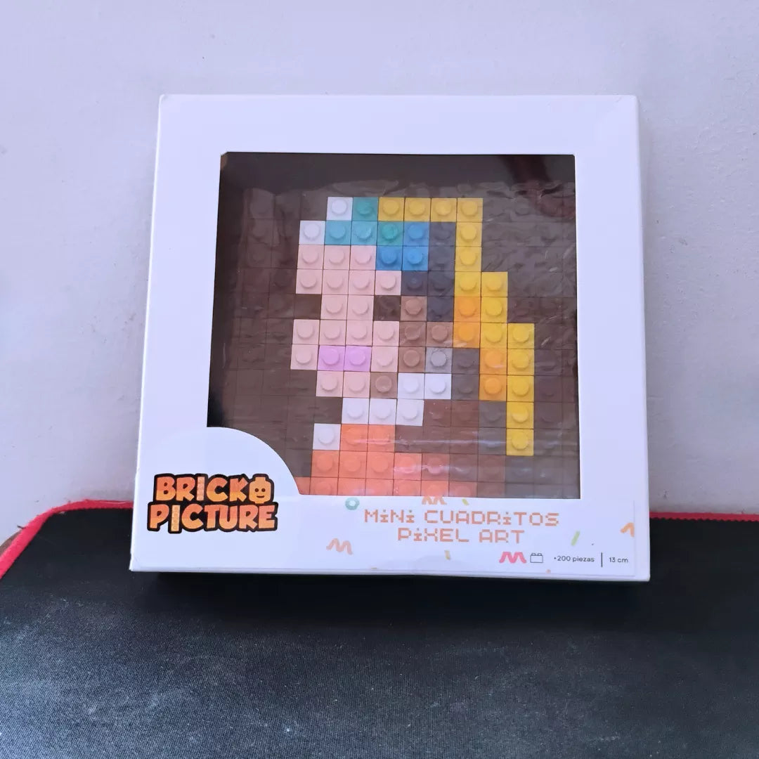 Cuadro Obras de arte - diseños pixel art Para Armar - 13cm | 200 piezas