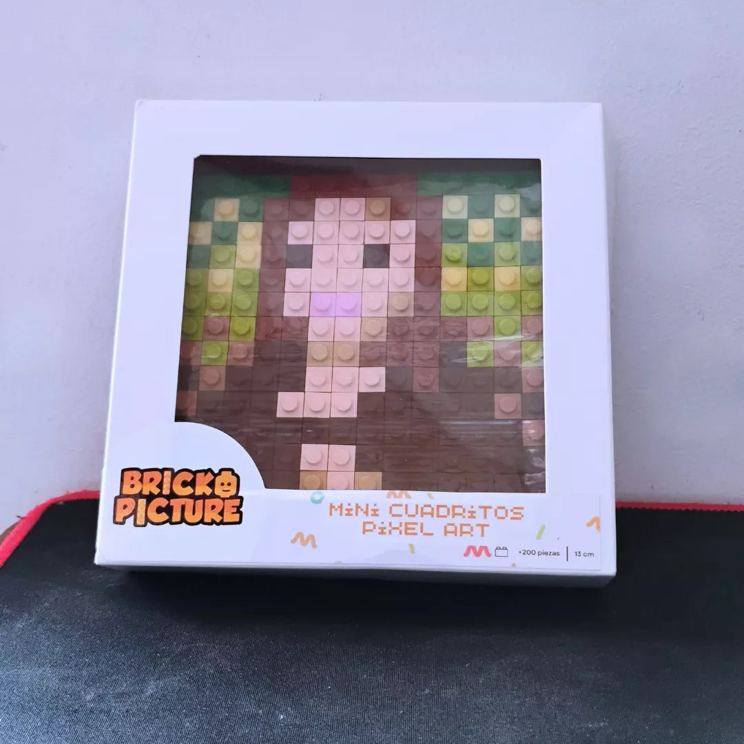 Cuadro Obras de arte - diseños pixel art Para Armar - 13cm | 200 piezas
