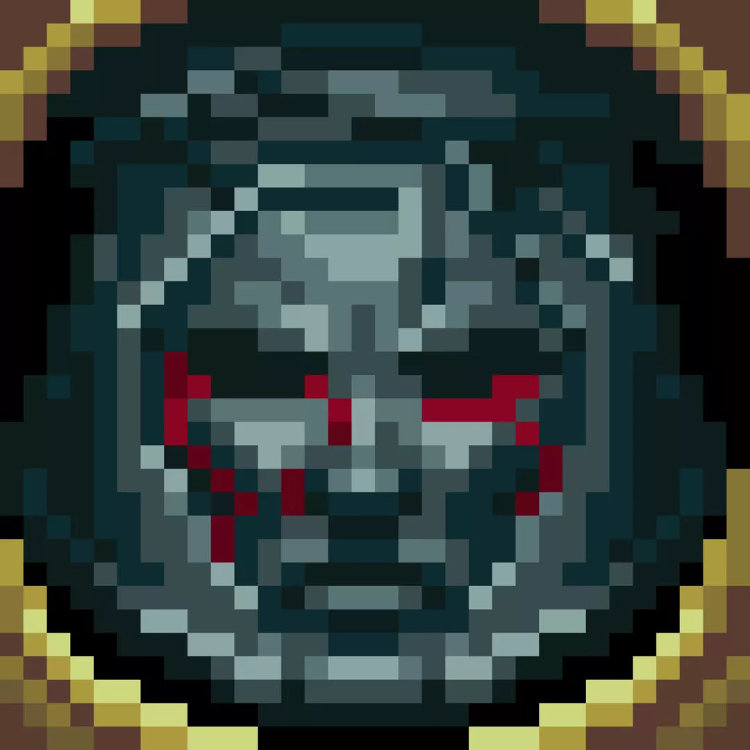 Retrato Pixel Art del Penitente – Blasphemous