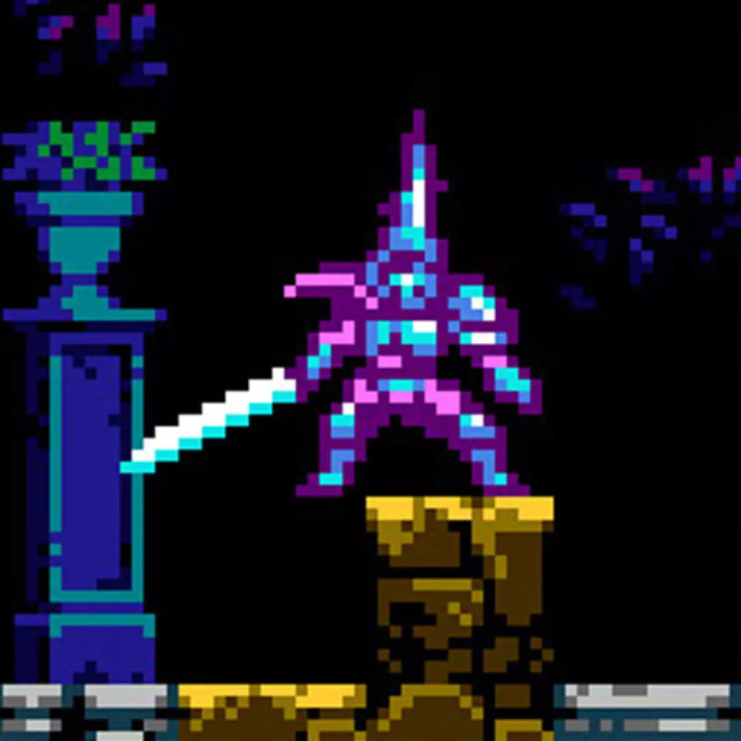 Mosaico Pixel Art Blasphemous Demake – Diseño Arcade de 1024 Piezas
