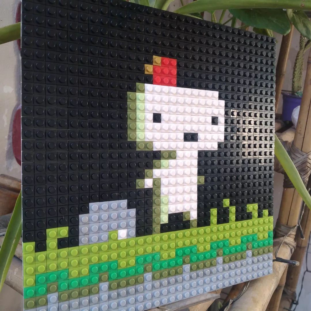 Mosaico pixel art juego indie FEZ - 1024 piezas