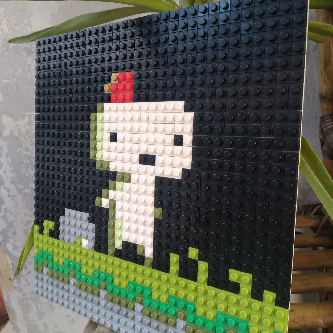 Mosaico pixel art juego indie FEZ - 1024 piezas