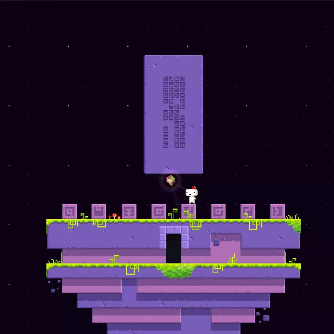 Mosaico pixel art juego indie FEZ - 1024 piezas