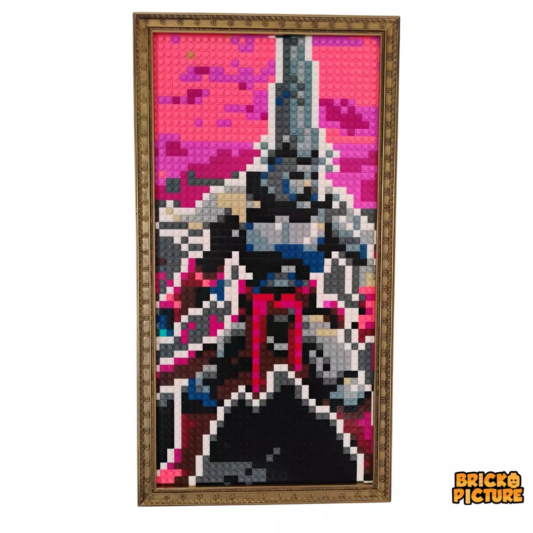 Cuadro Pixel Art Penitente - Blasphemous