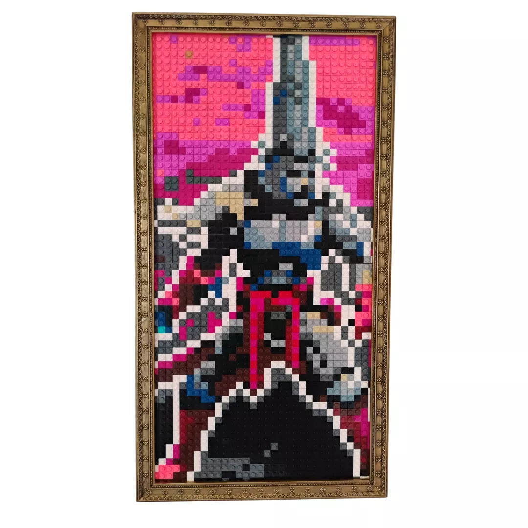 Cuadro Pixel Art Penitente - Blasphemous