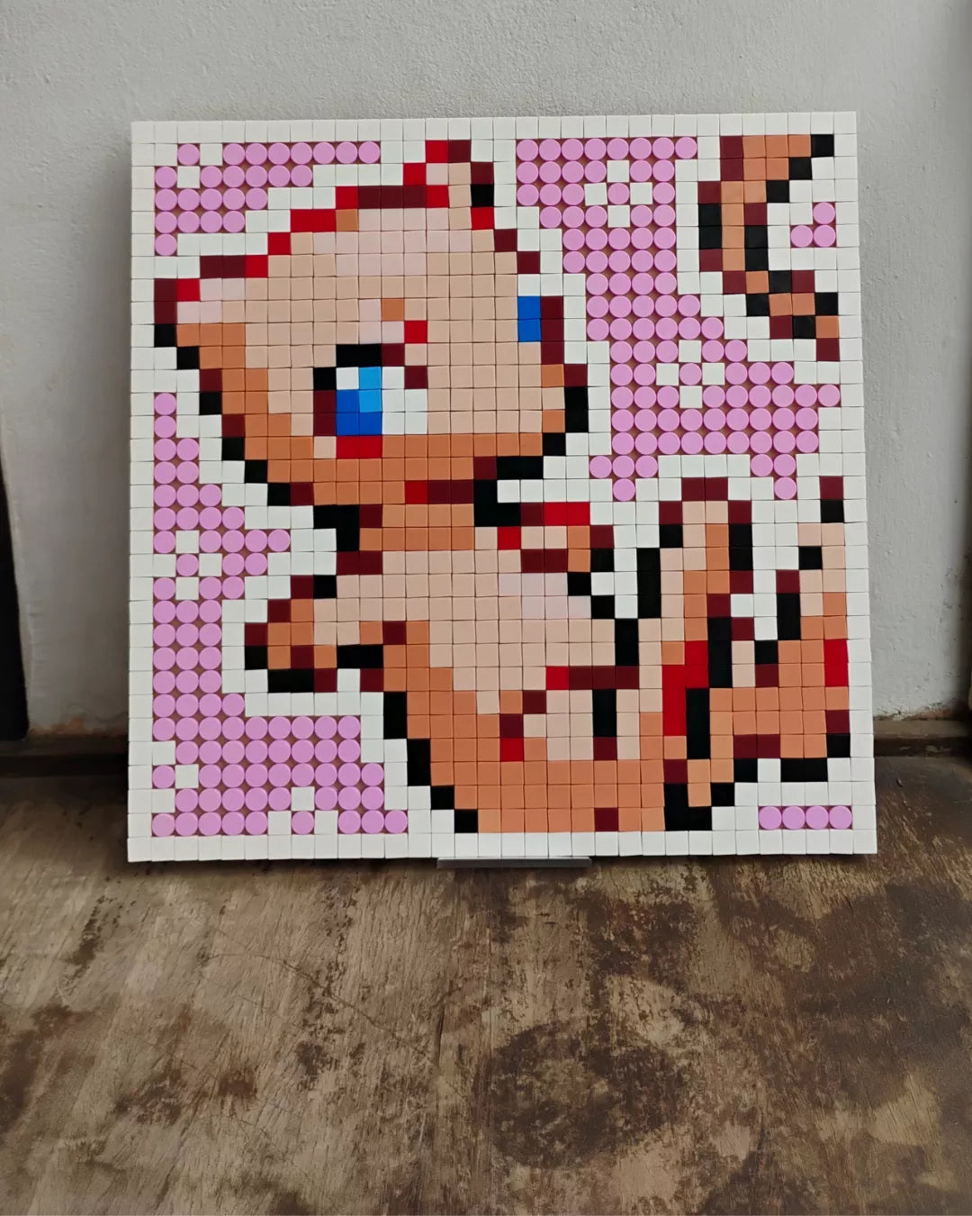 Cuadro Pixel Art de Mew - Pokémon (1024 Piezas)