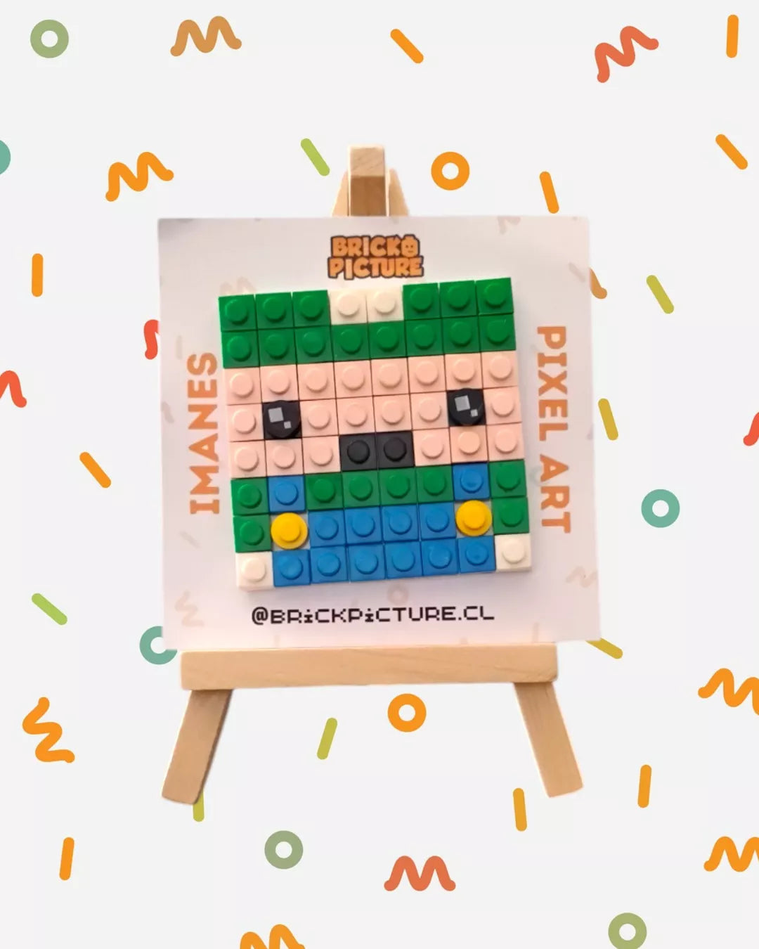 Colección de Imanes Pixel Art - Mario Bros y Amigos