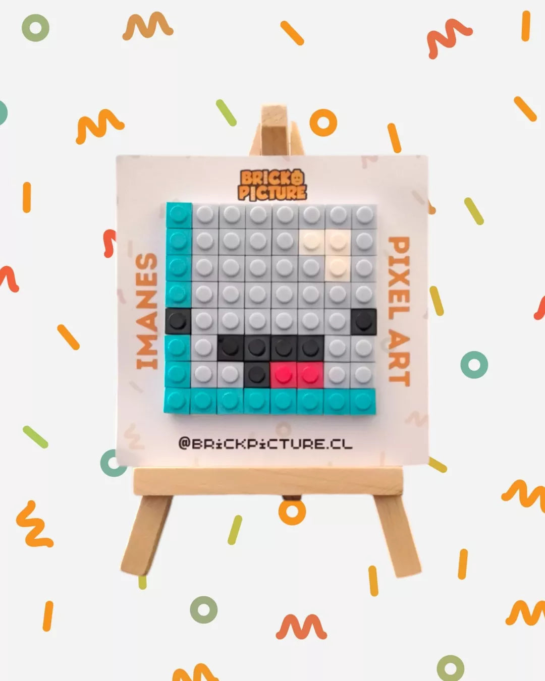 Colección de Imanes Pixel Art - Youtubers de Minecraft (Set de 4 Diseños)