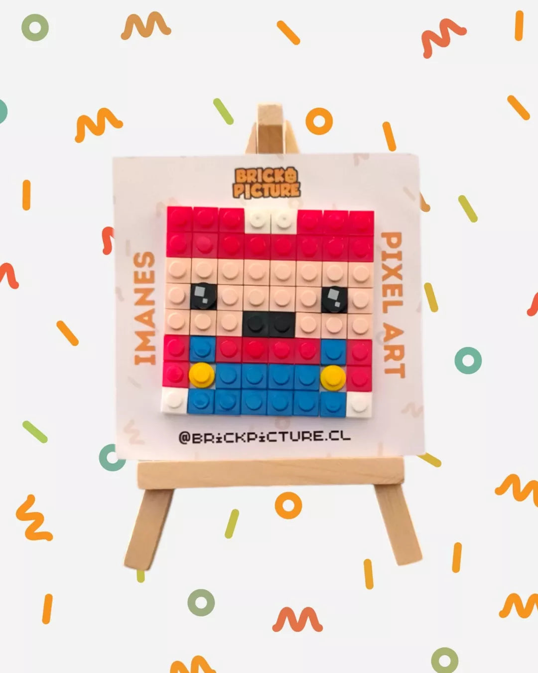Colección de Imanes Pixel Art - Mario Bros y Amigos