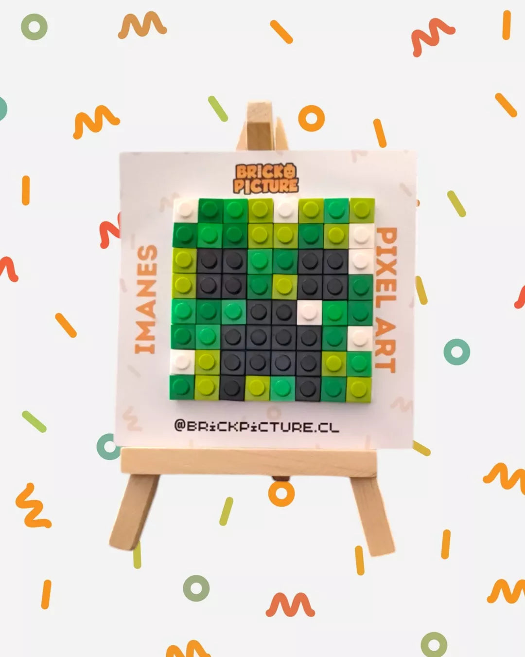 Colección de Imanes Pixel Art - Enemigos de Minecraft (Set de 5 Diseños)