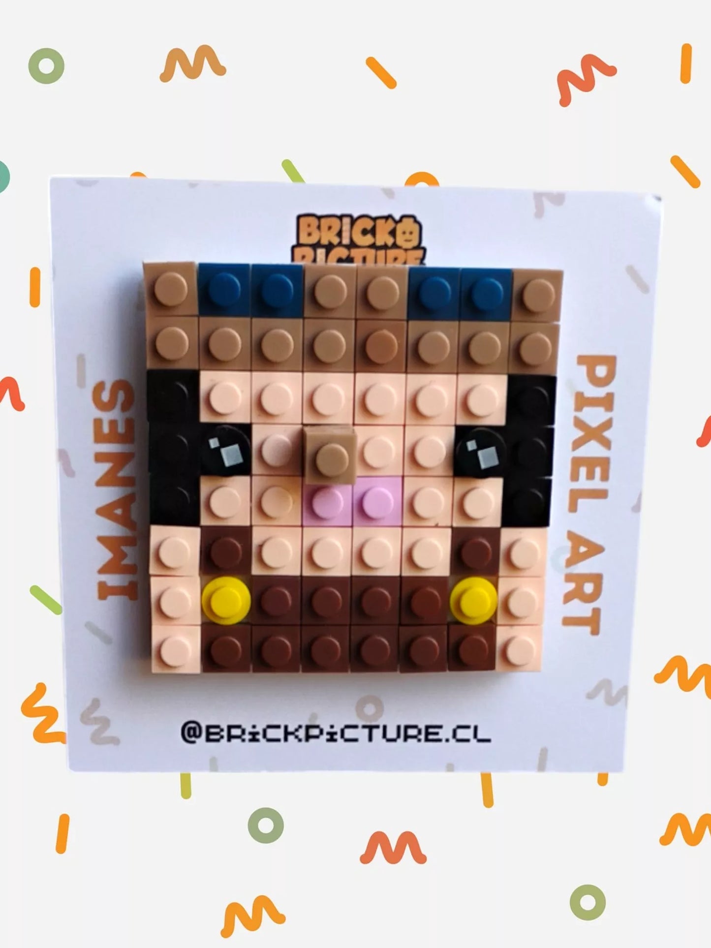 Imanes Pixel Art One Piece – Set Completo Sombrero de Paja
