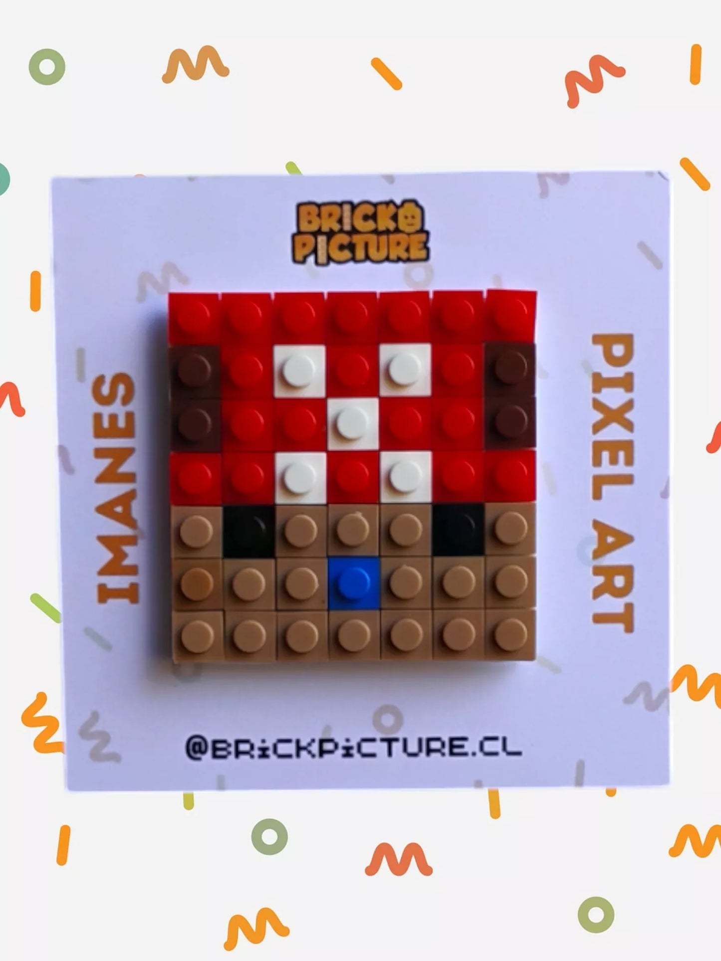 Imanes Pixel Art One Piece – Set Completo Sombrero de Paja