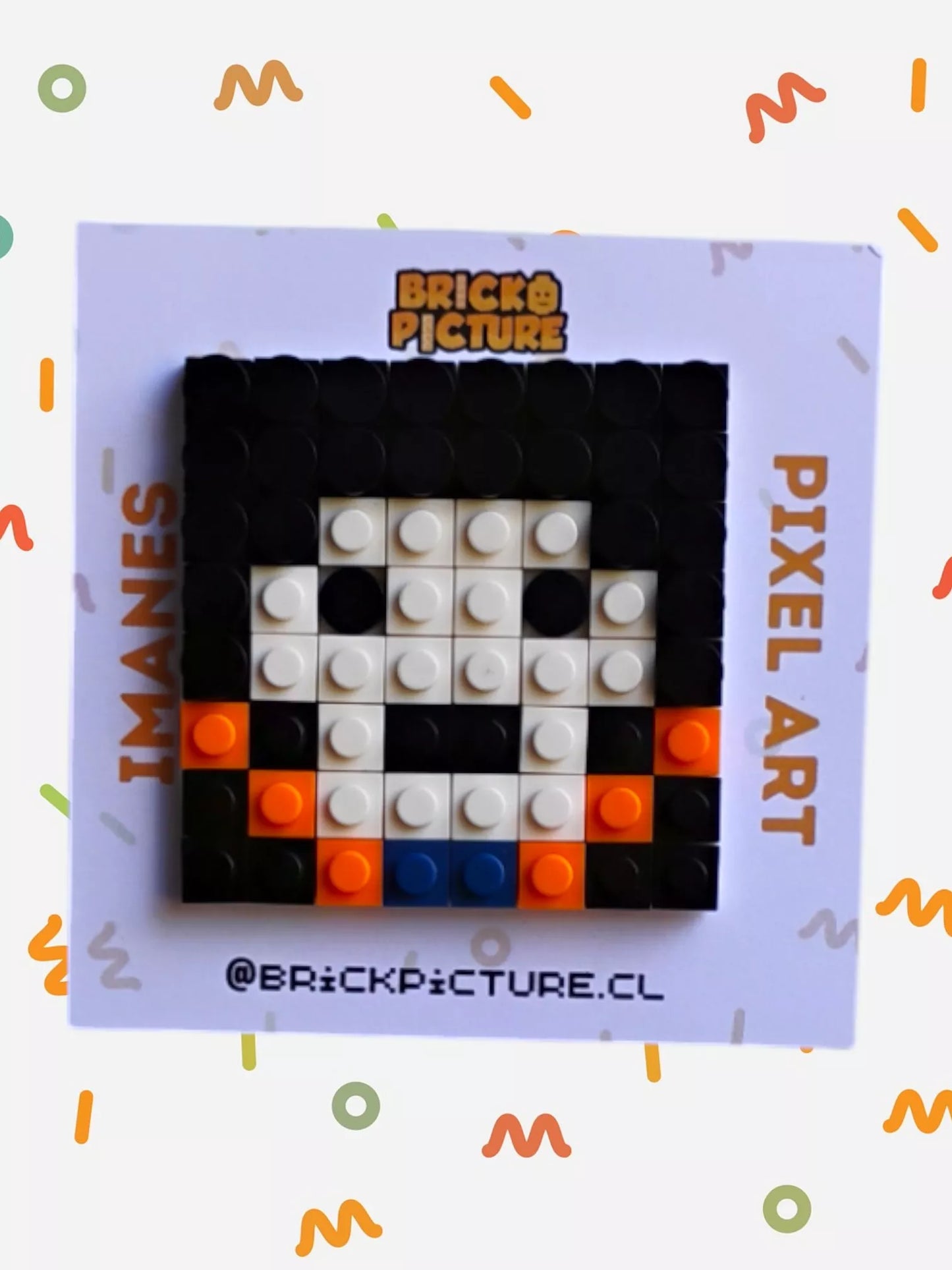Imanes Pixel Art One Piece – Set Completo Sombrero de Paja