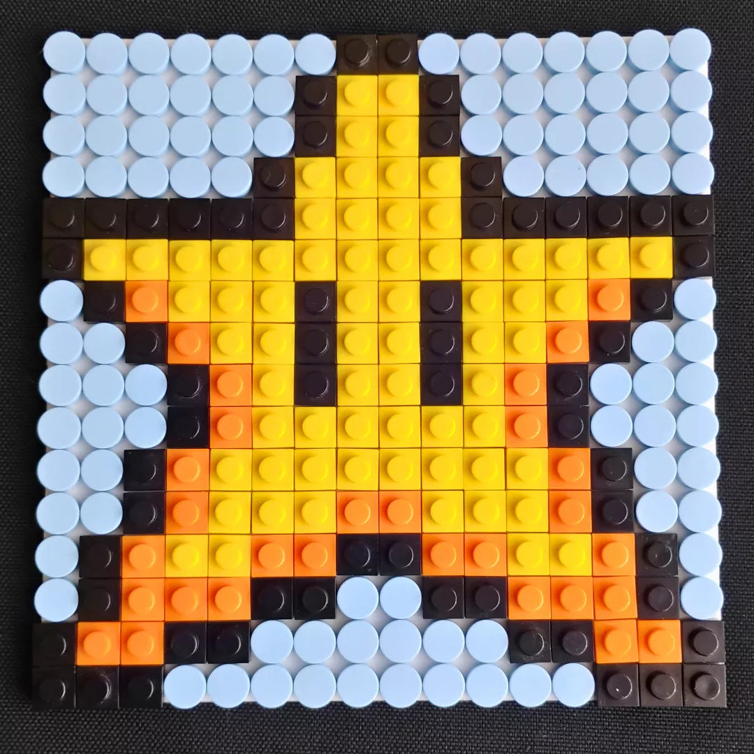 Mini cuadros de Mario Bros en pixel art Para Armar - 13cm | 256 piezas
