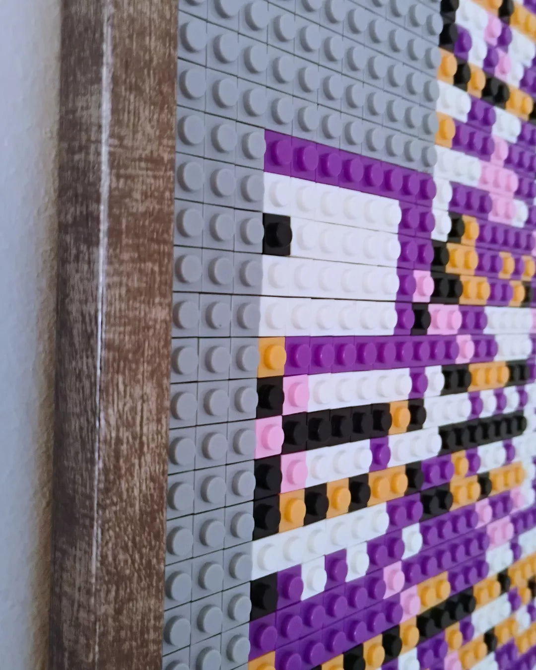 Cuadro pixel art MissingNo Pokémon - 2048 piezas enmarcado