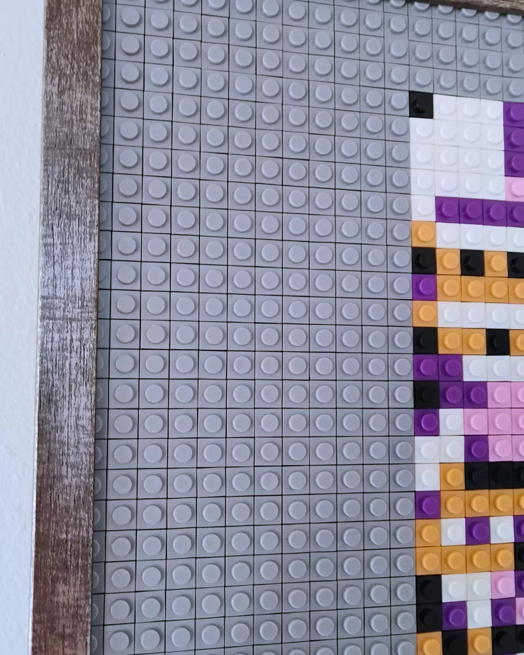 Cuadro pixel art MissingNo Pokémon - 2048 piezas enmarcado