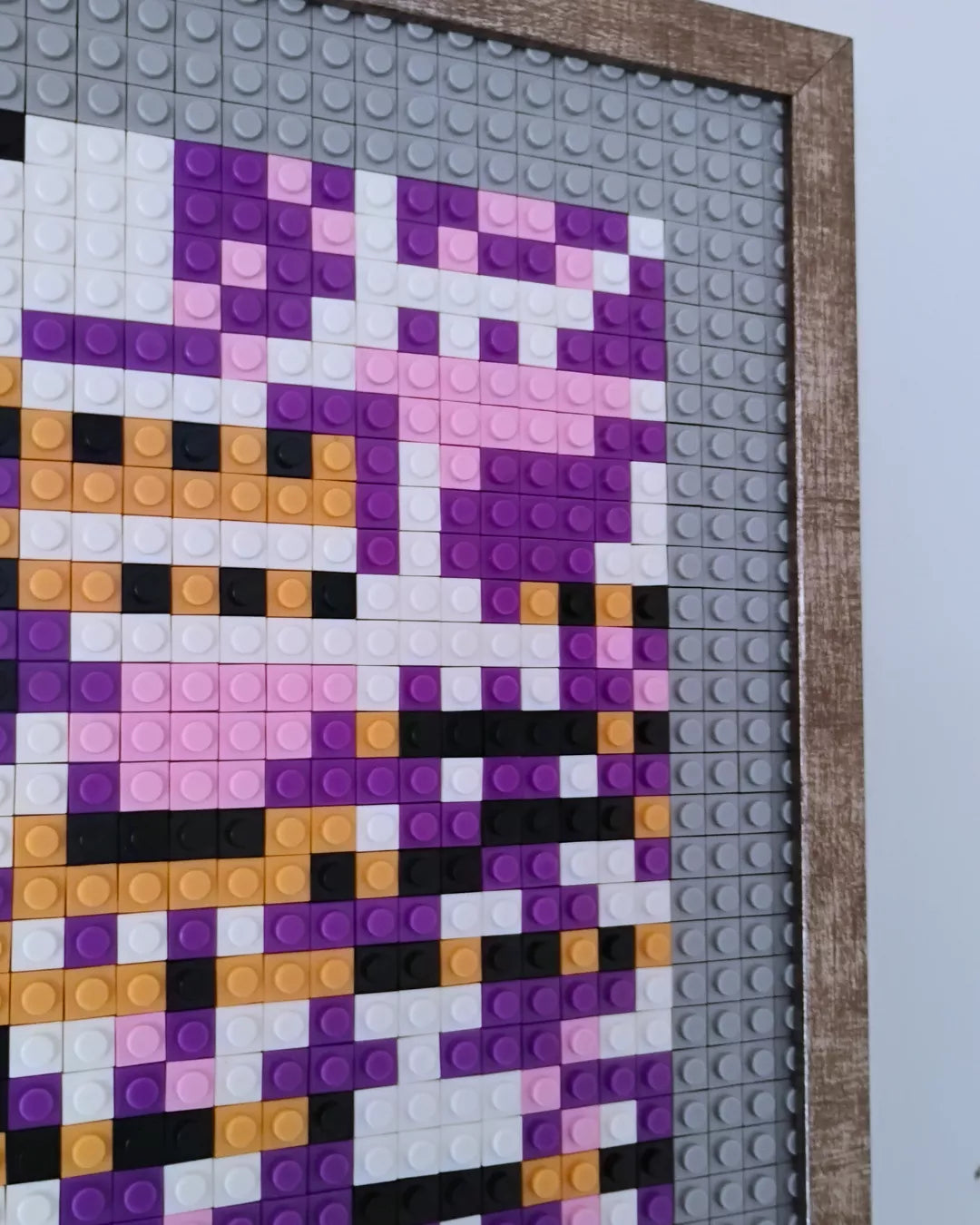 Cuadro pixel art MissingNo Pokémon - 2048 piezas enmarcado