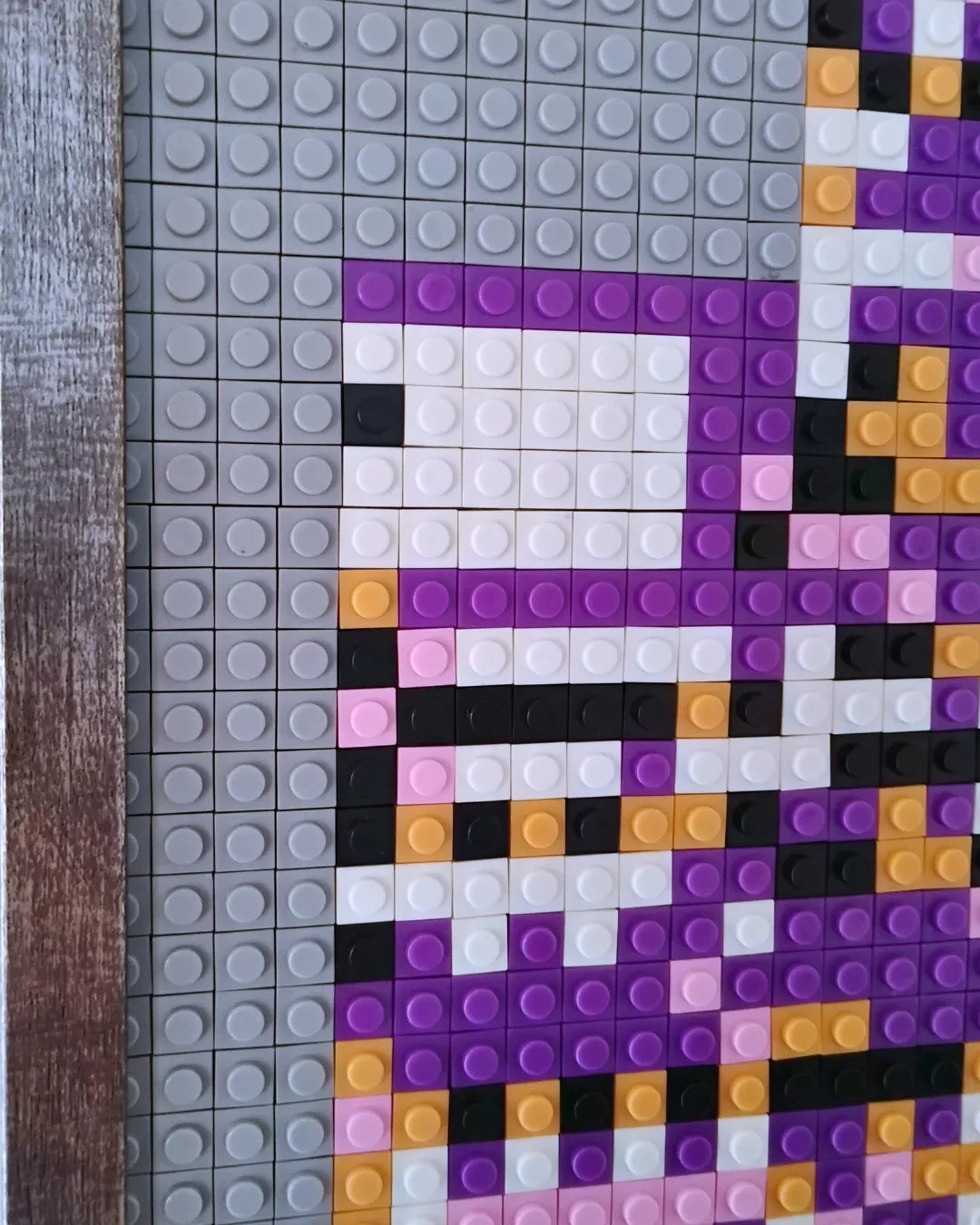 Cuadro pixel art MissingNo Pokémon - 2048 piezas enmarcado