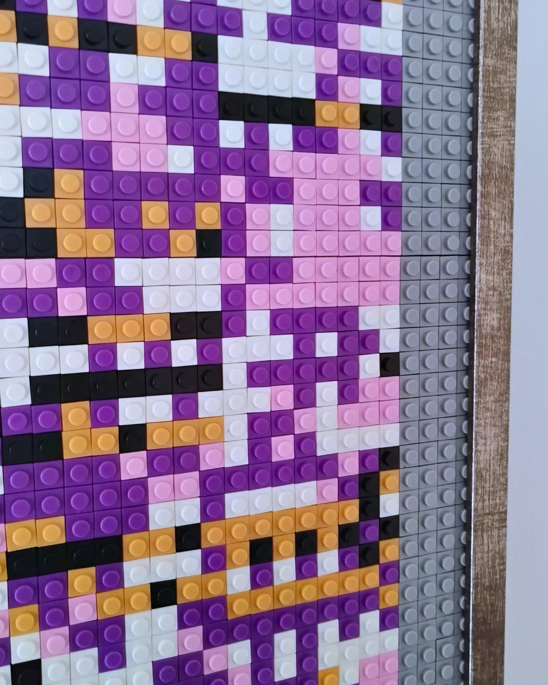 Cuadro pixel art MissingNo Pokémon - 2048 piezas enmarcado