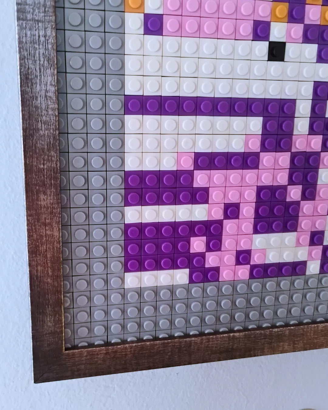 Cuadro pixel art MissingNo Pokémon - 2048 piezas enmarcado