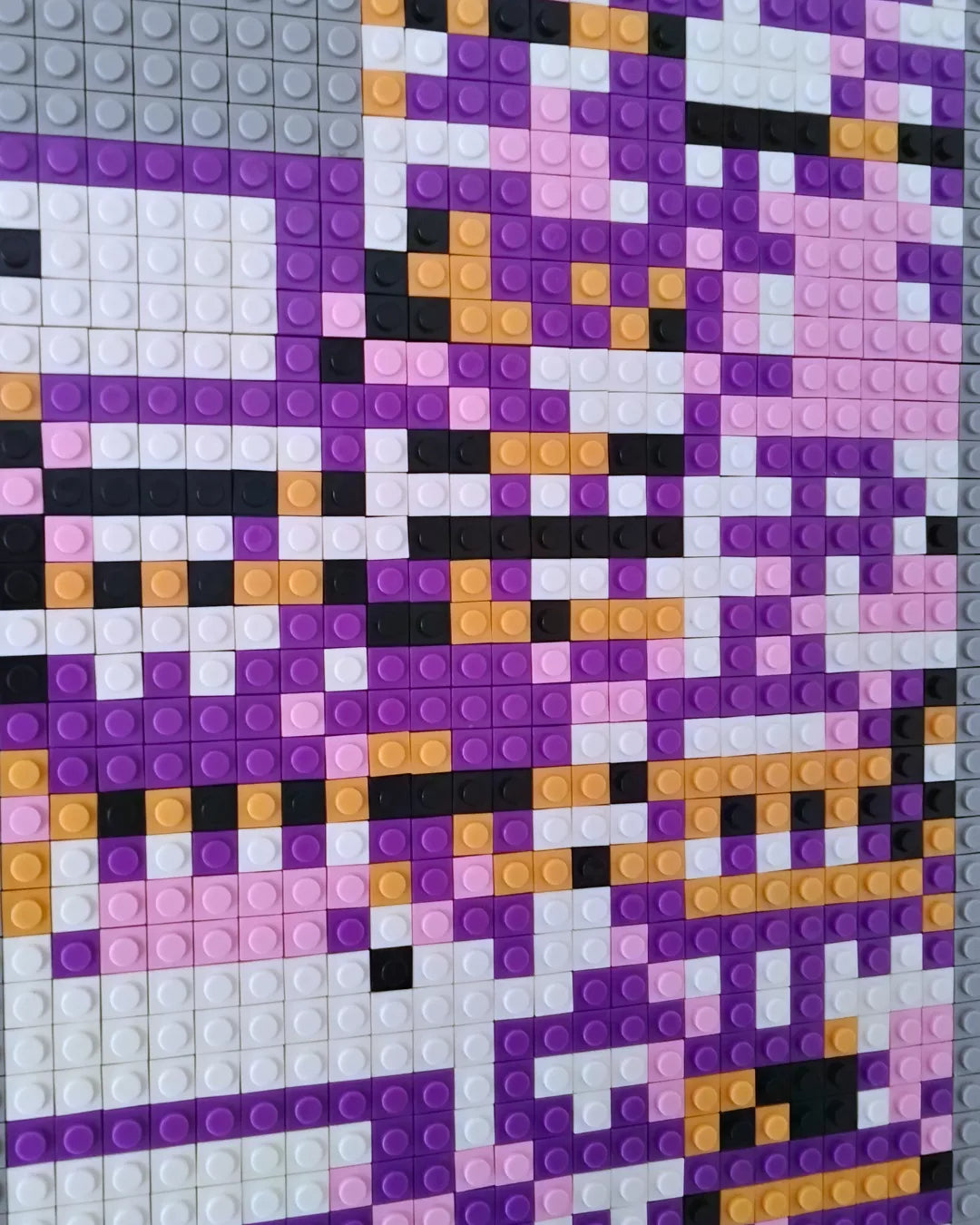 Cuadro pixel art MissingNo Pokémon - 2048 piezas enmarcado
