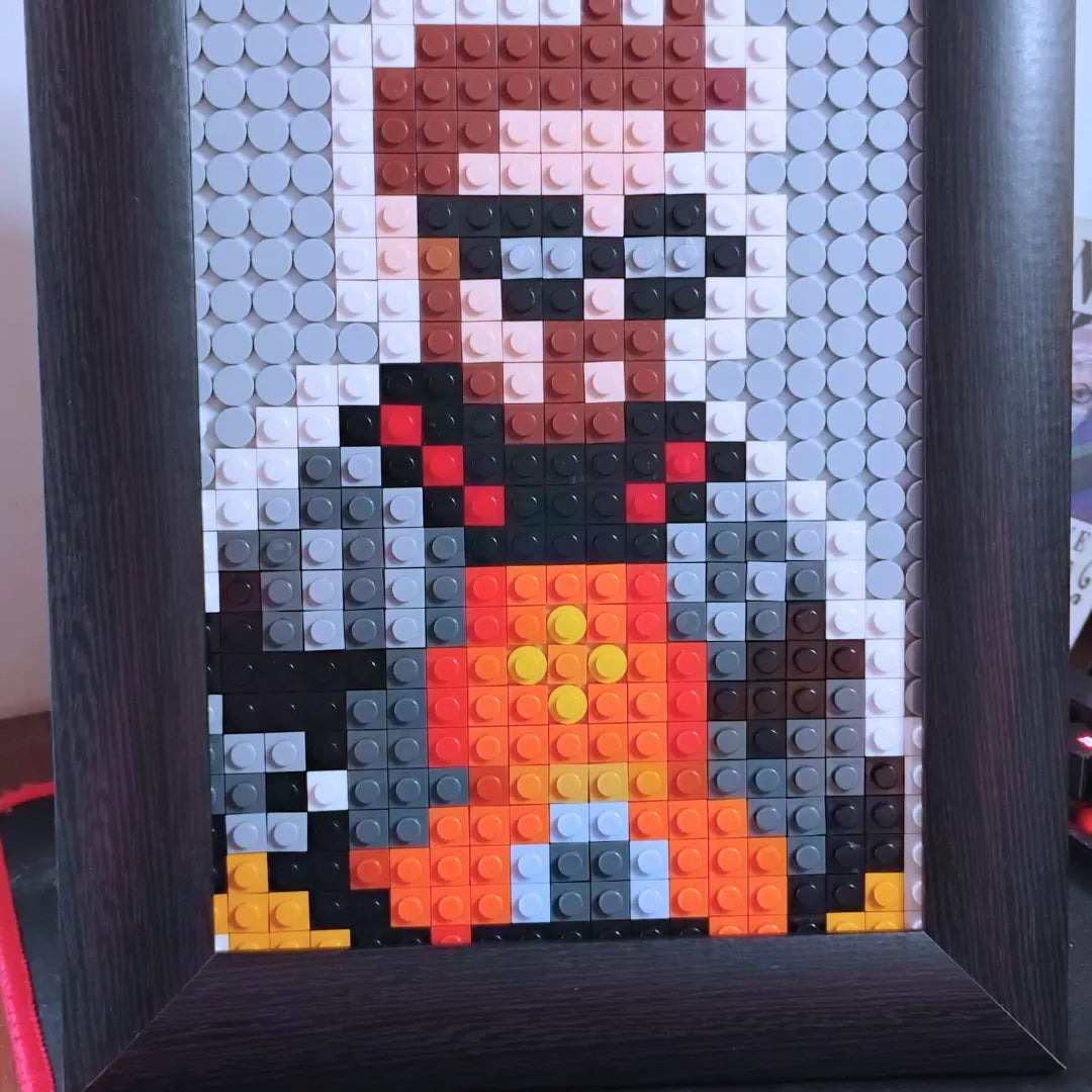 Cuadro Pixel Art Gordon Freeman | Half-Life | 475 piezas