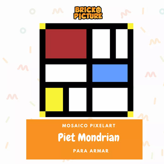 Cuadro Obras de arte - diseños pixel art Para Armar - 13cm | 200 piezas