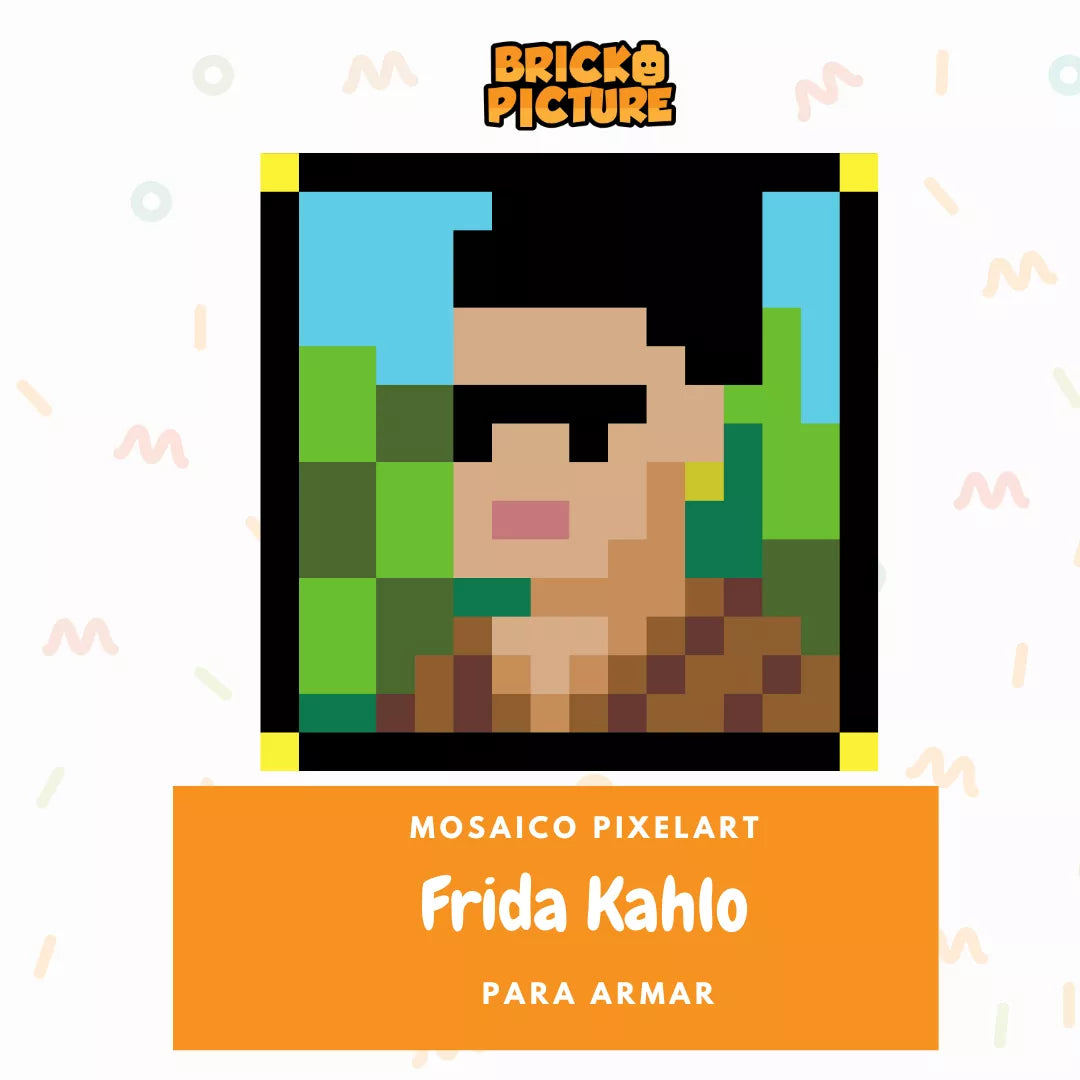 Cuadro Obras de arte - diseños pixel art Para Armar - 13cm | 256 piezas