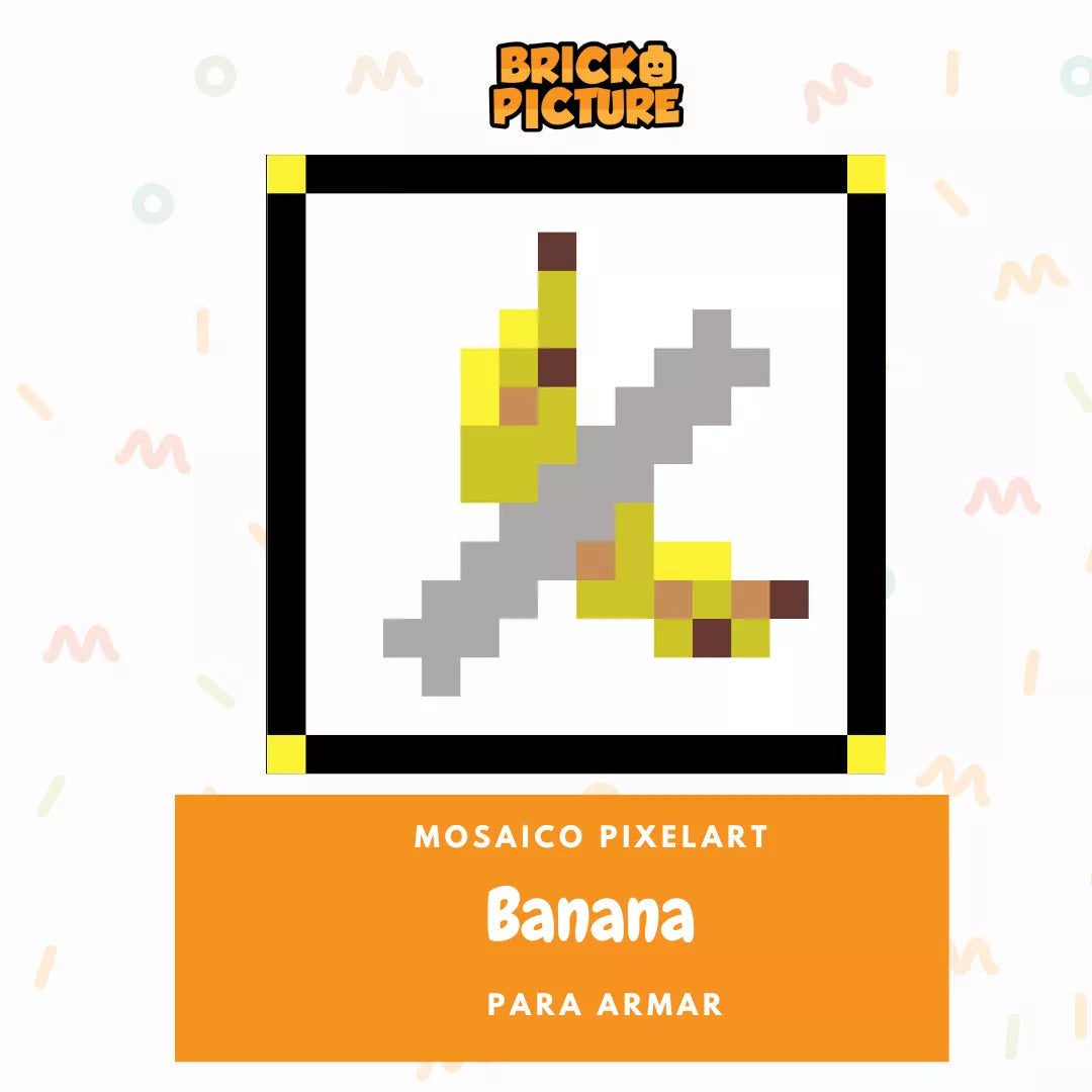 Cuadro Obras de arte - diseños pixel art Para Armar - 13cm | 256 piezas