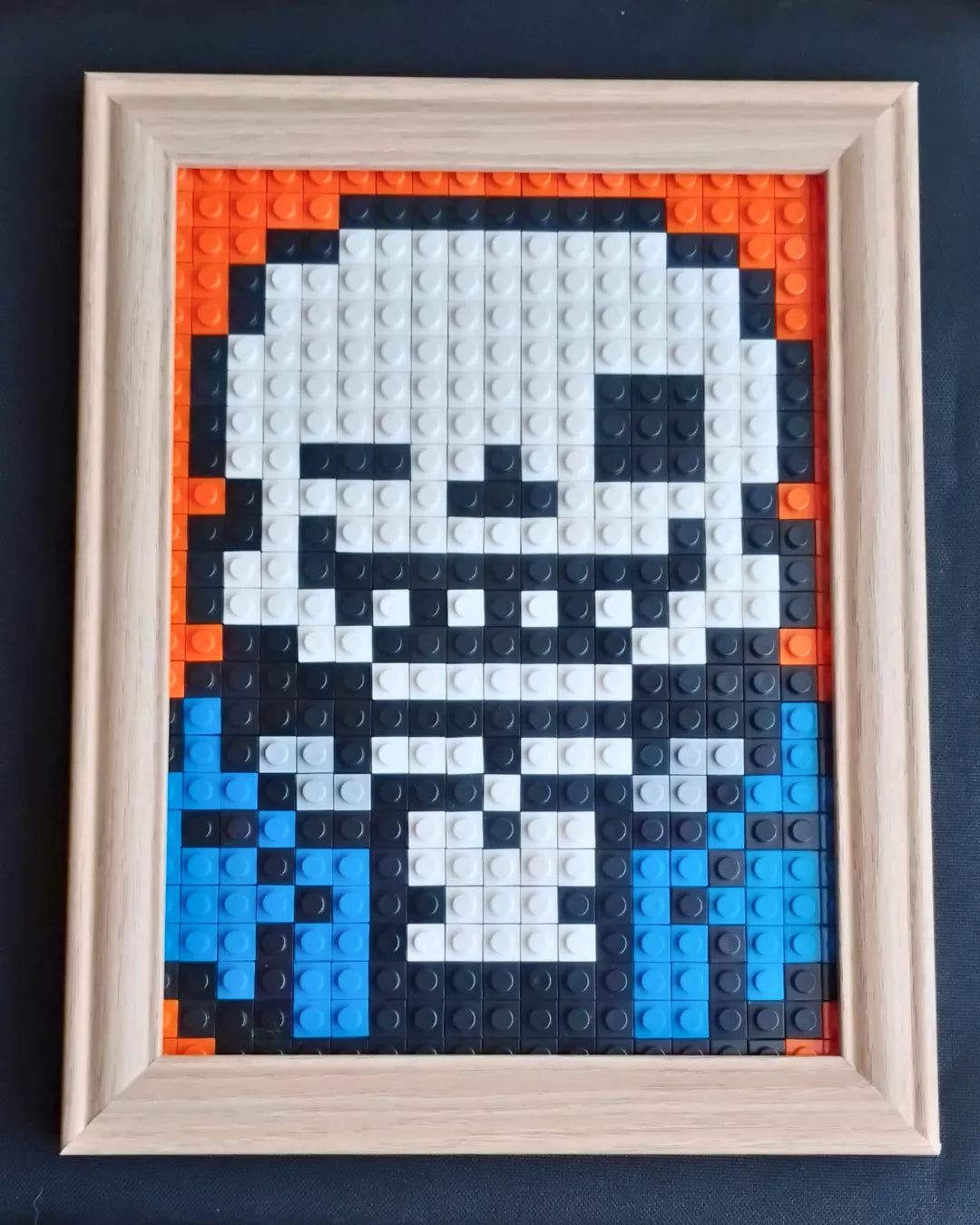 Diseño pixel art Sans Undertale 475 piezas ARMADO