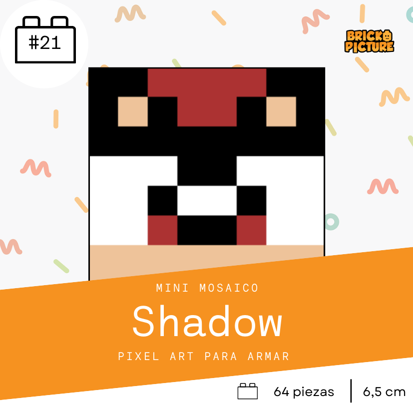 Colección personajes Sonic - 64 piezas - sticker o imanes