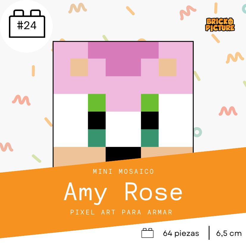 Colección personajes Sonic - 64 piezas - sticker o imanes