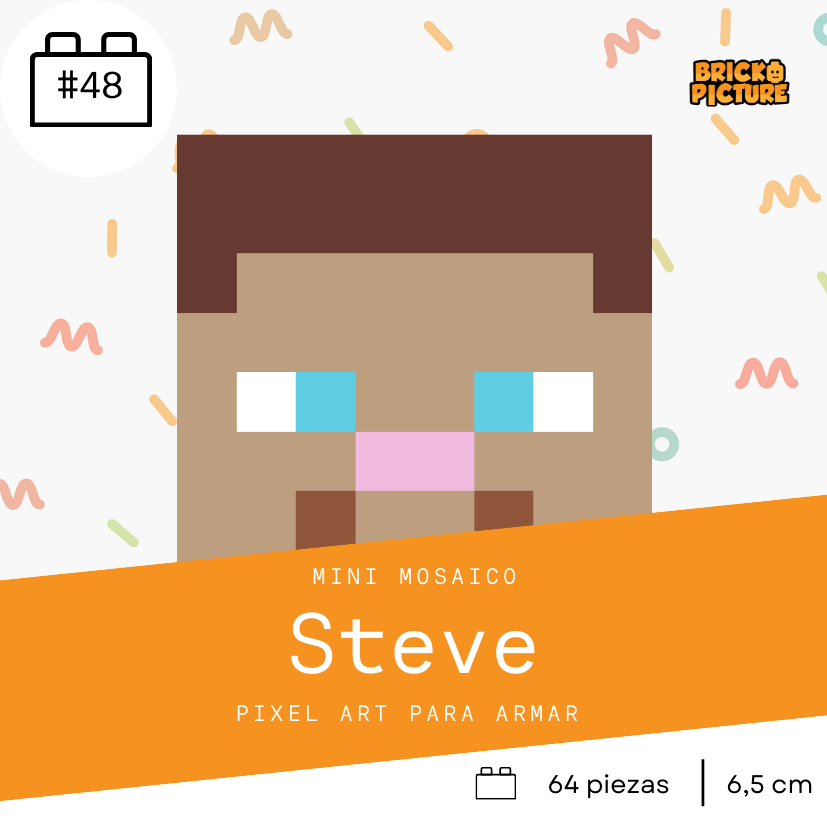 Colección Minecraft - 64 piezas - sticker o imanes