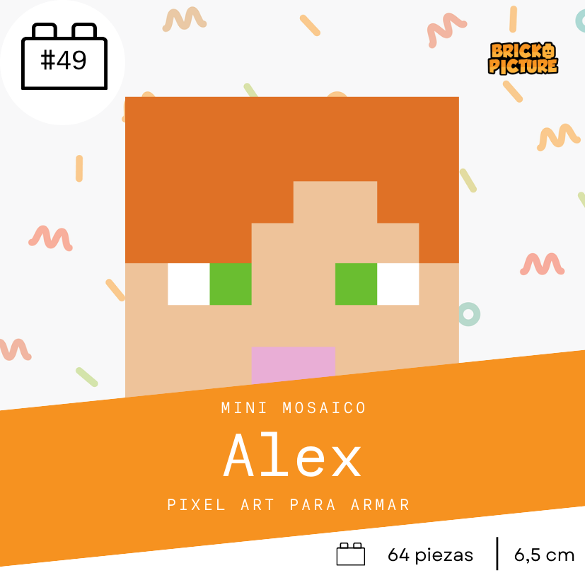 Colección Minecraft - 64 piezas - sticker o imanes