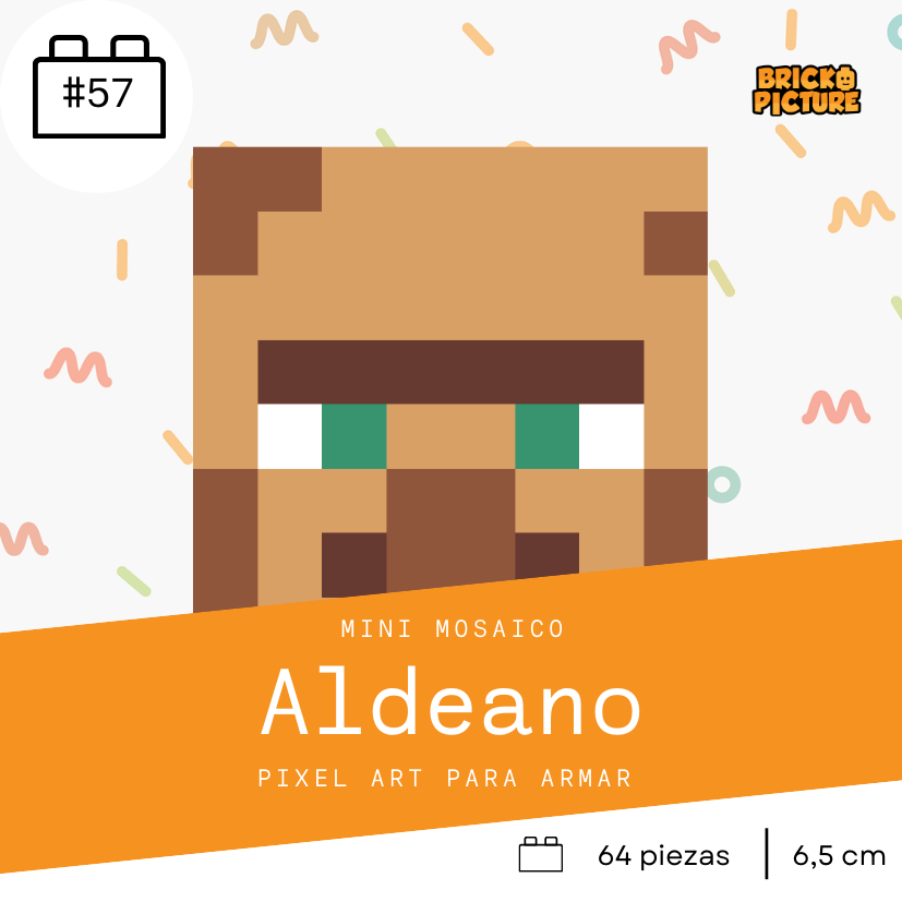 Colección Minecraft - 64 piezas - sticker o imanes