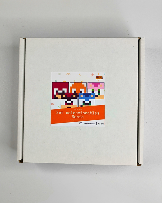 Colección Mini Mosaicos Sonic - 64 piezas - sticker o imanes