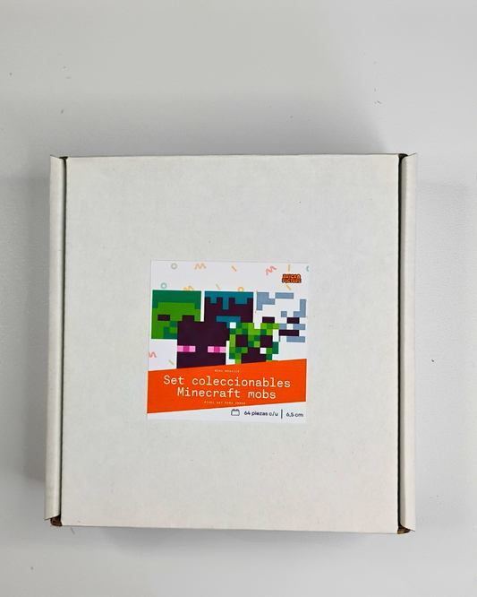 Colección Mini Mosaicos Minecraft Enemigos - 64 piezas - sticker o imanes