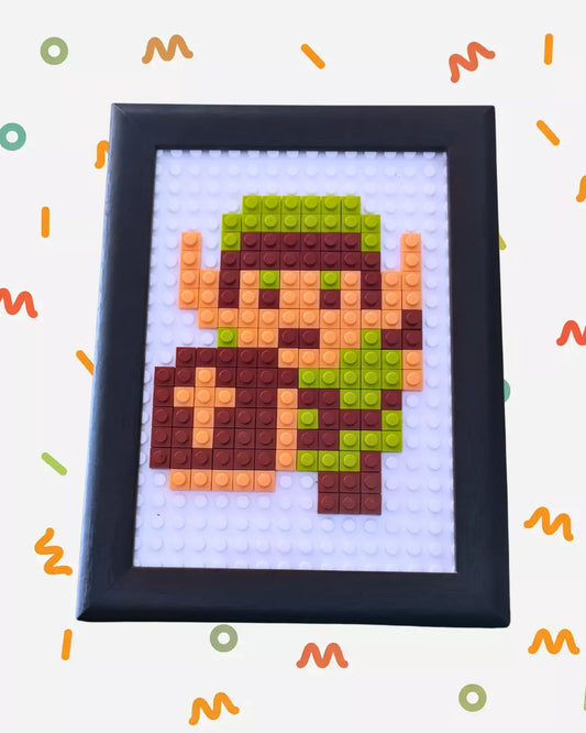 Cuadro Pixel Art Link – The Legend of Zelda