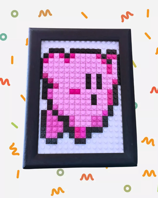 Cuadro Pixel Art Kirby – Versión NES