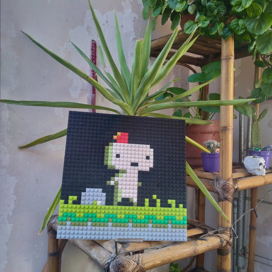 Mosaico pixel art juego indie FEZ - 1024 piezas