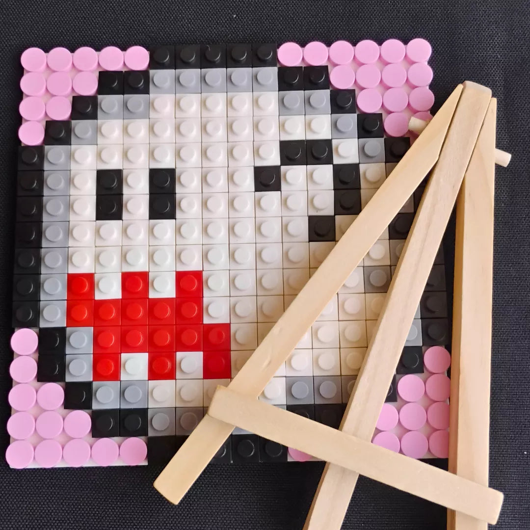 Mini cuadros de Mario Bros en pixel art Para Armar - 13cm | 256 piezas