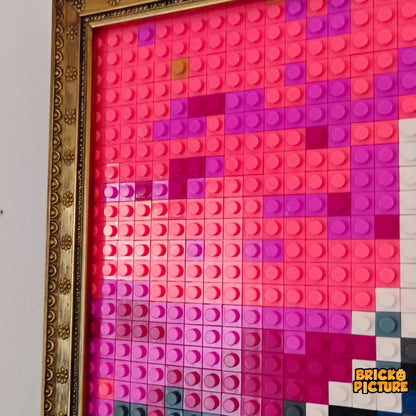 Cuadro Pixel Art Blasphemous – El Penitente en Mosaico | 2048 Piezas Tipo LEGO | Arte Enmarcado