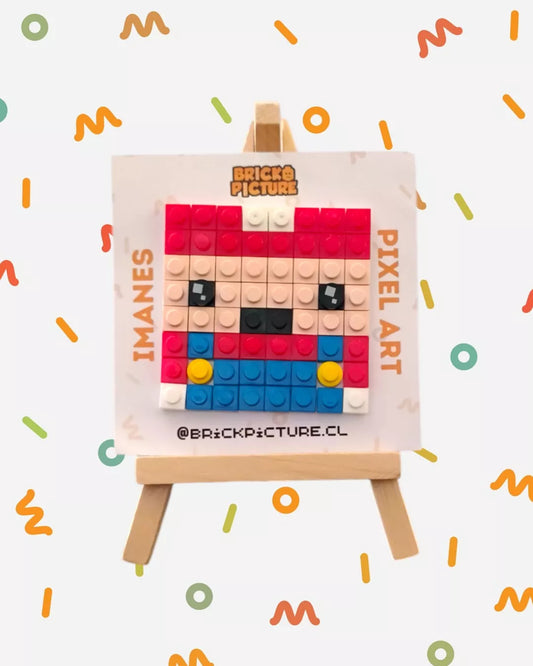 Colección de Imanes Pixel Art - Mario Bros y Amigos